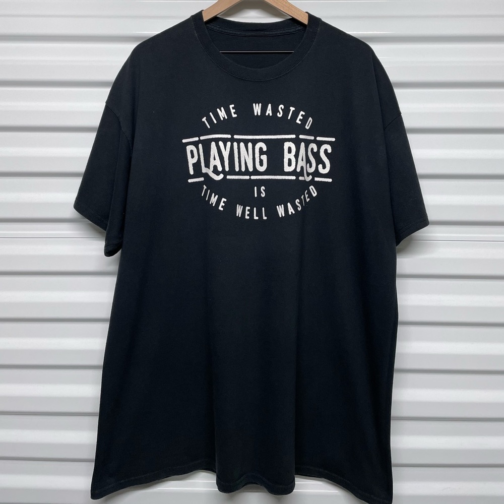 Vintage “Time Wasted Playing Bass Is Time Well Wasted” Tee